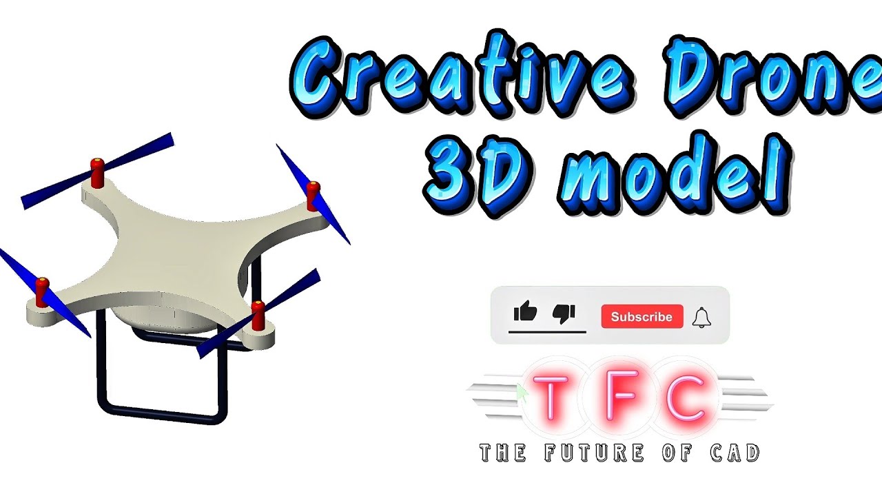 Creo Tutorial: How to Create a 3D Drone Model | Complete Step-by-Step CAD Design for Beginners