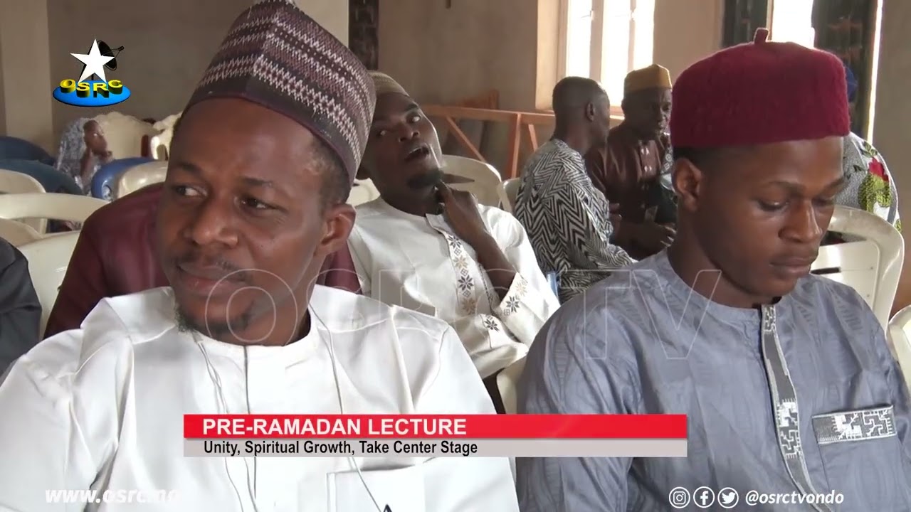 Pre-Ramadan Lecture Calls for Unity, Spiritual Renewal in Akure.