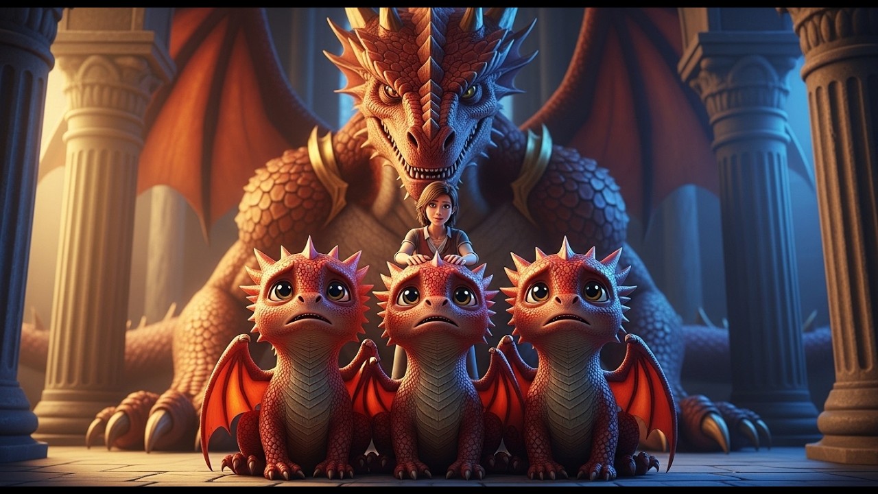 “Can She Stay?” The Dragon King’s Babies Asked — The Kingdom Fell Silent | HFY | Dragon Stories