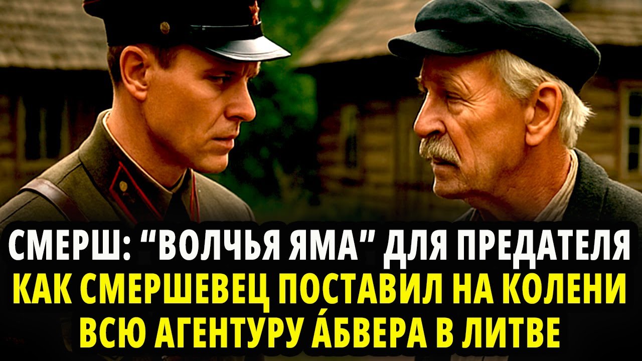 СМЕРШ: “ВОЛЧЬЯ ЯМА” ДЛЯ ПРЕДАТЕЛЯ КАК СМЕРШЕВЕЦ ПОСТАВИЛ НА КОЛЕНИ ВСЮ АГЕНТУРУ А́БВЕРА В ЛИТВЕ