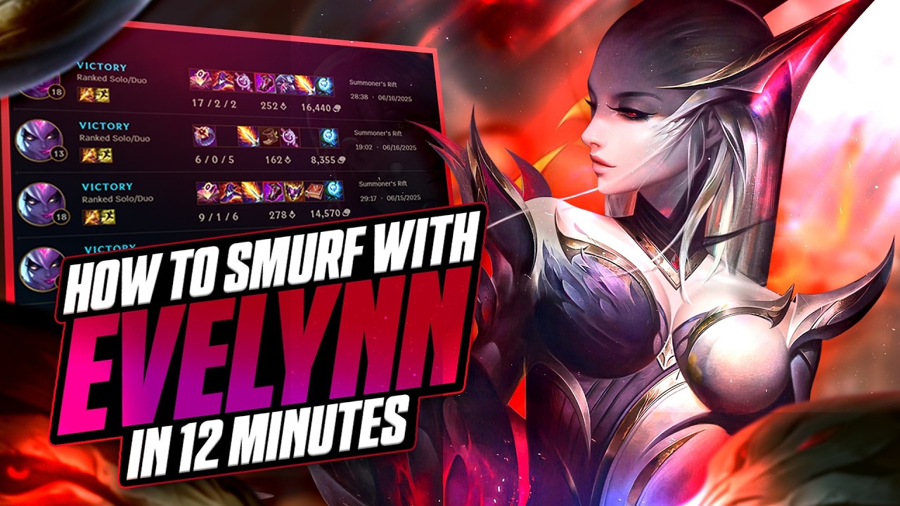 How To Play Like A Smurf Evelynn Jungle In 12 Minutes