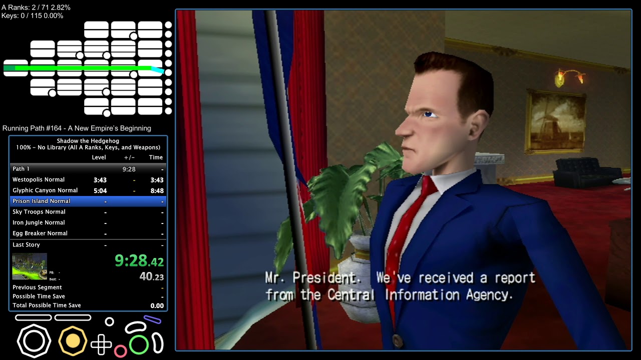 Shadow the Hedgehog - 100% - No Library (All A Ranks, Keys, and Weapons) - 6:56:35