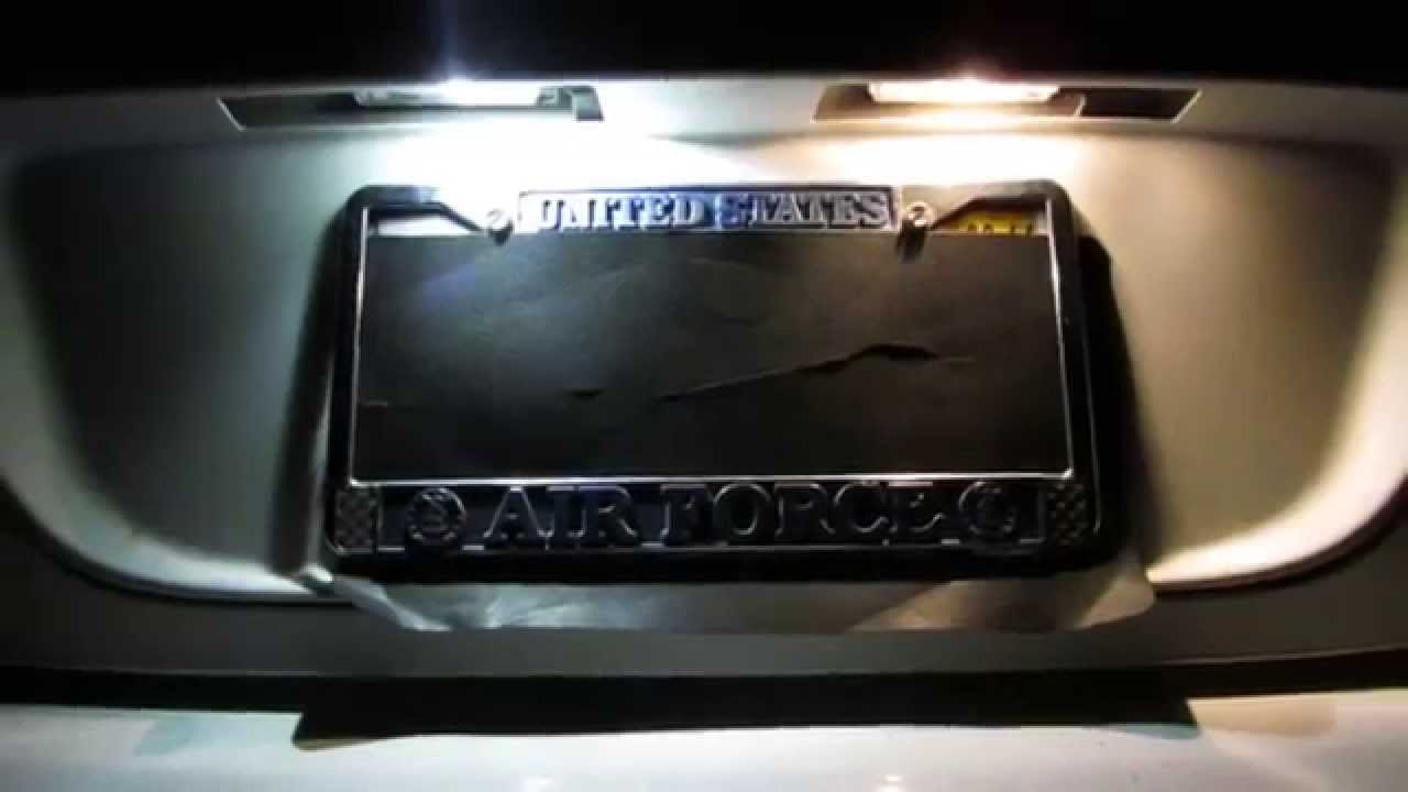 Philips X-treme T10 LED License Plate Light Comparison