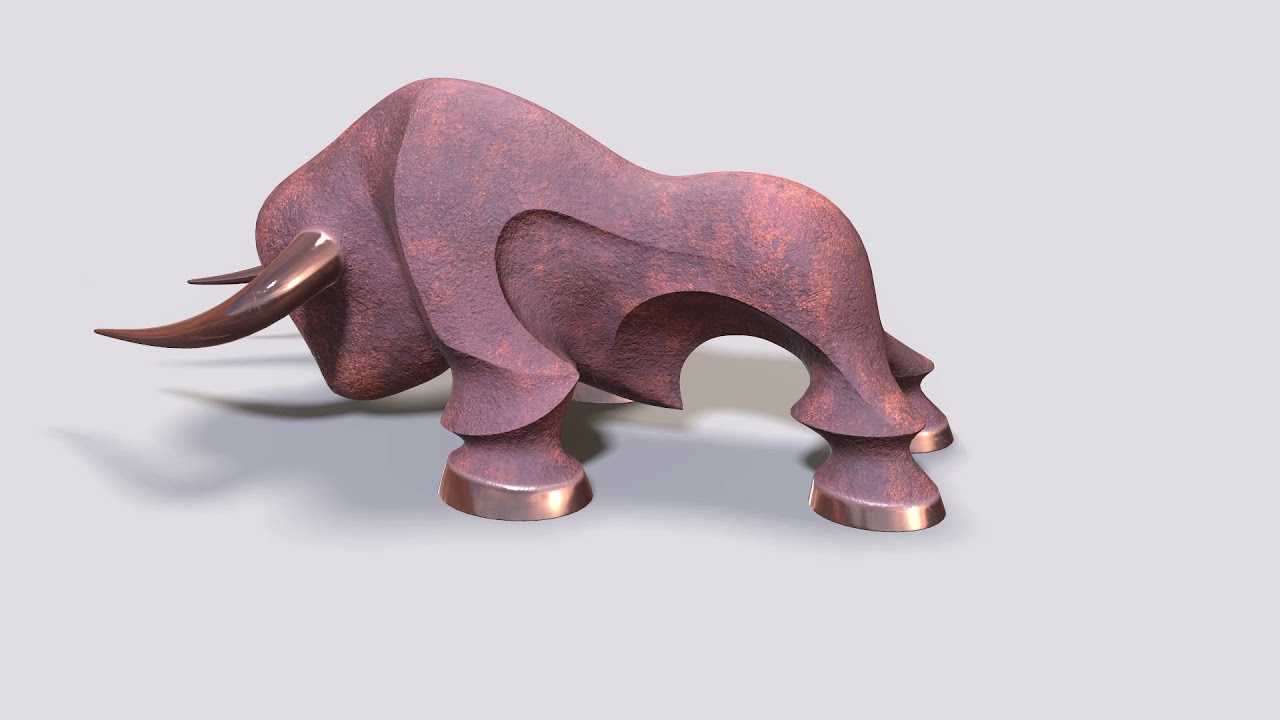 decorative bull statue -4