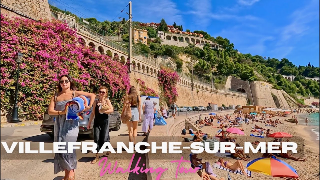 Explore Villefranche-sur-Mer |Charming Seaside Walk in the South of France| 4K HDR