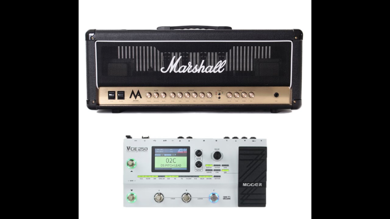 Marshall MA100H Tone Capture Mooer GE250