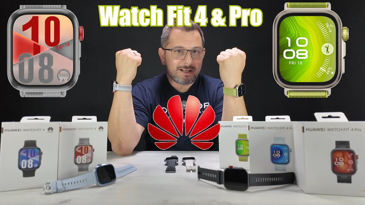 Fittség Prémium minőségben! Huawei Watch Fit 4 & Fit 4 Pro Okosóra Bemutató!