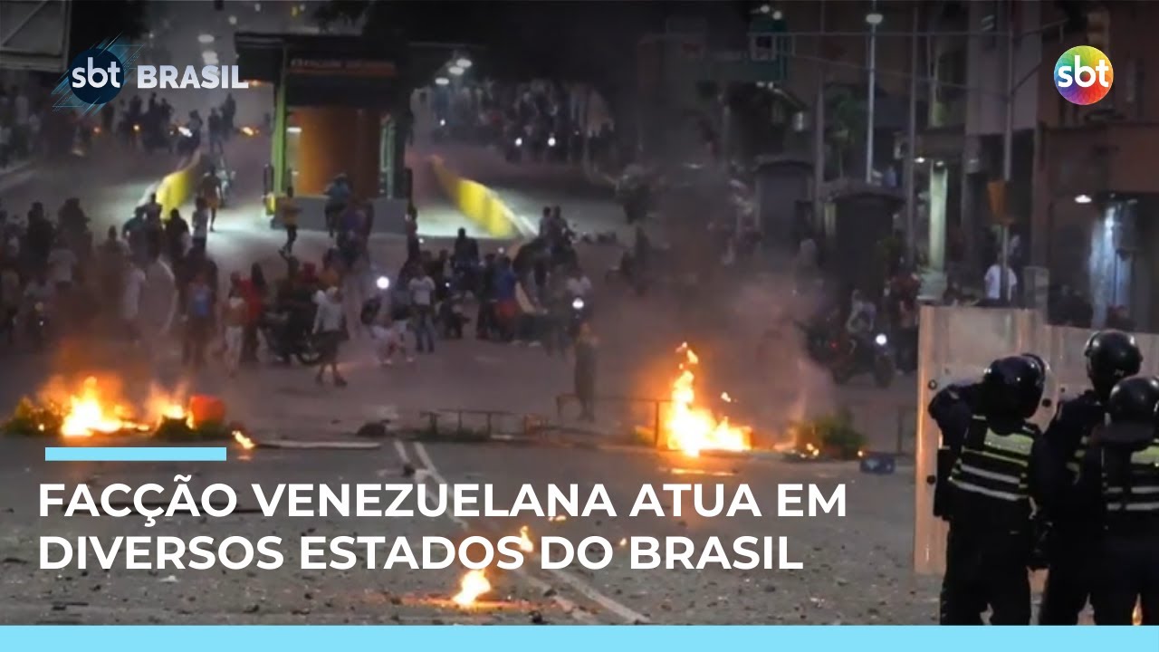 Facção venezuelana “Tren de Aragua” já atua em pelo menos 6 estados do Brasil | #SBTBrasil