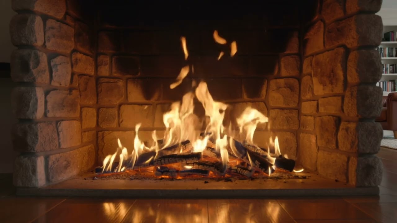 Intense 4K Close-Up Fire | Neural Loops