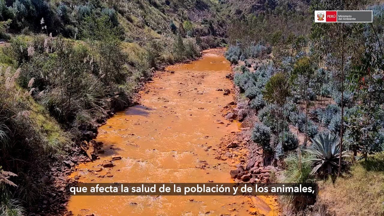 La Libertad: inspección de zona contaminada por actividad minera en cuenca del río Moche