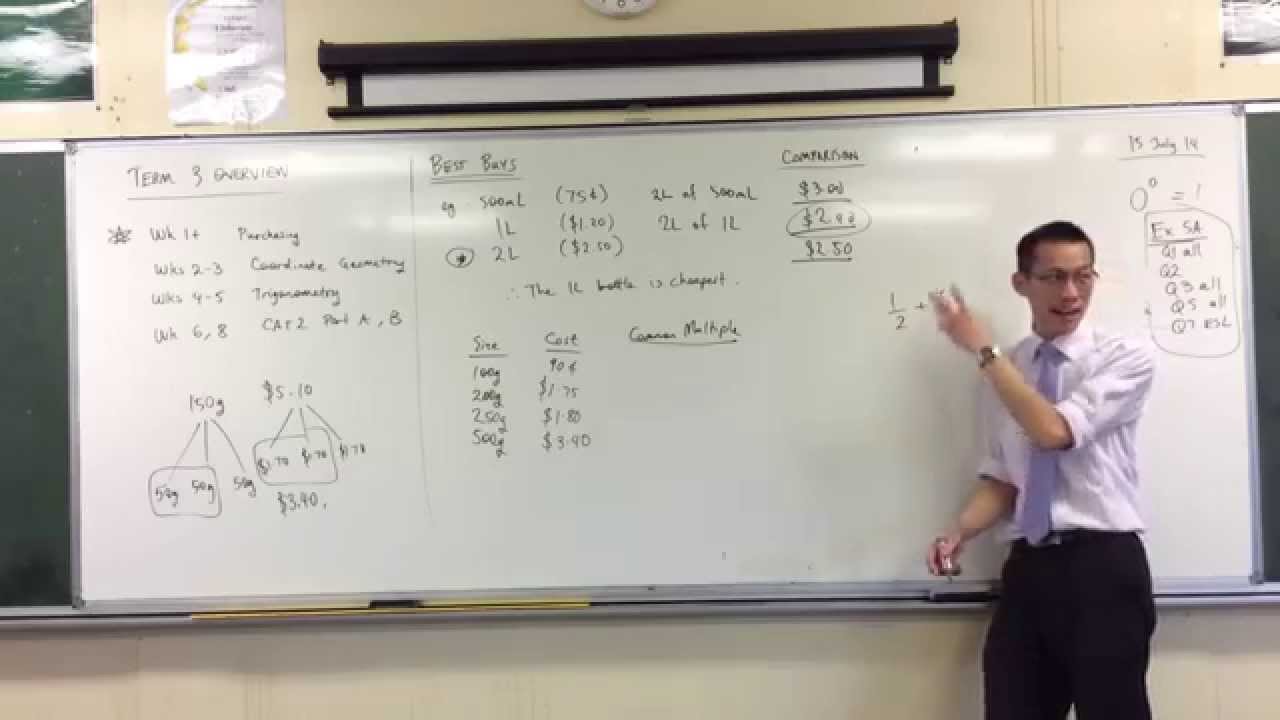 Calculating the best price: two ways to compare
