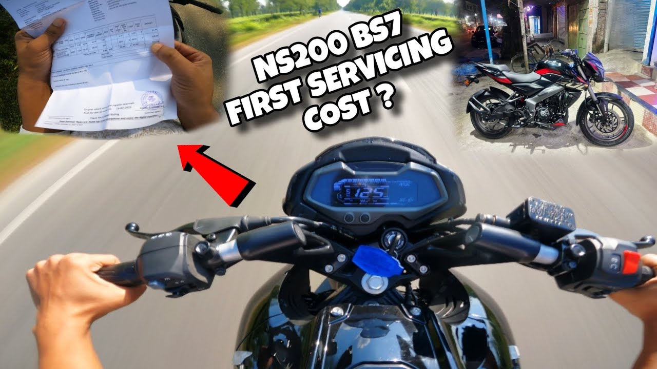 Ns200 bs7 first servicing cost ⁉️Pushing the limit of ns200 bs7 🚀