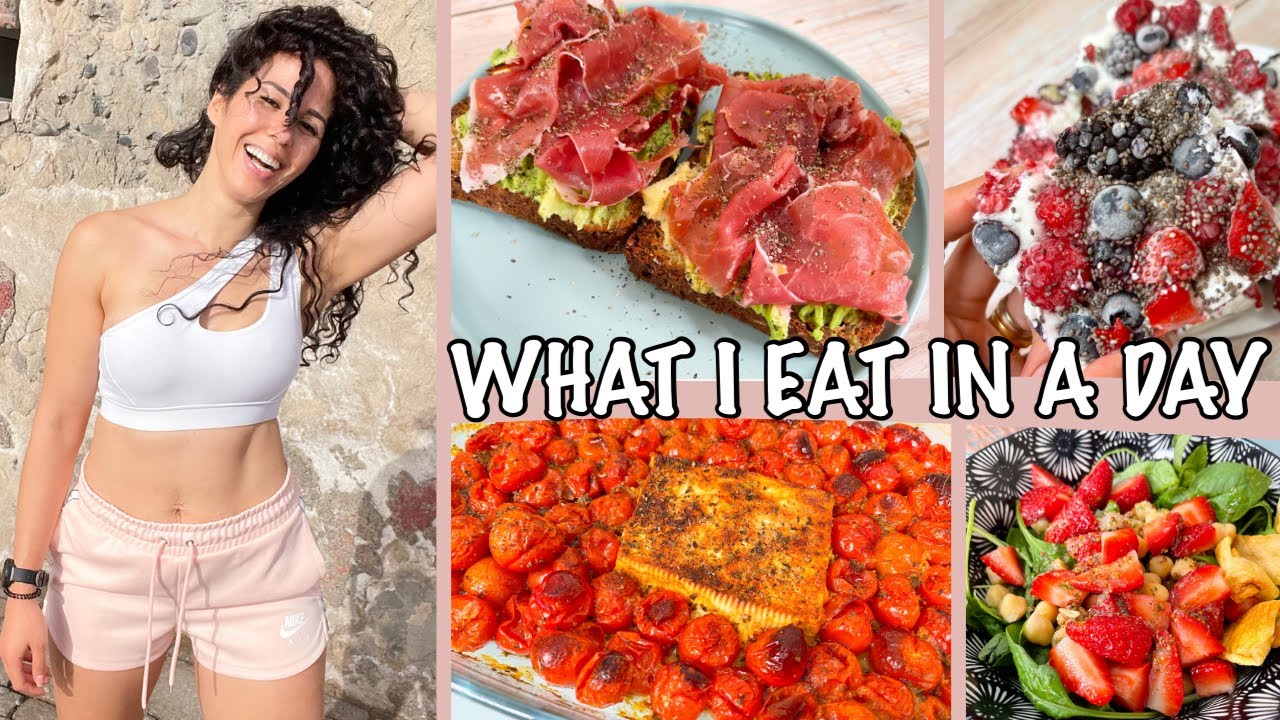 WHAT I EAT IN A DAY | COSA MANGIO IN UN GIORNO Per DIMAGRIRE💪🏻 (ricette Fit facili e buone)