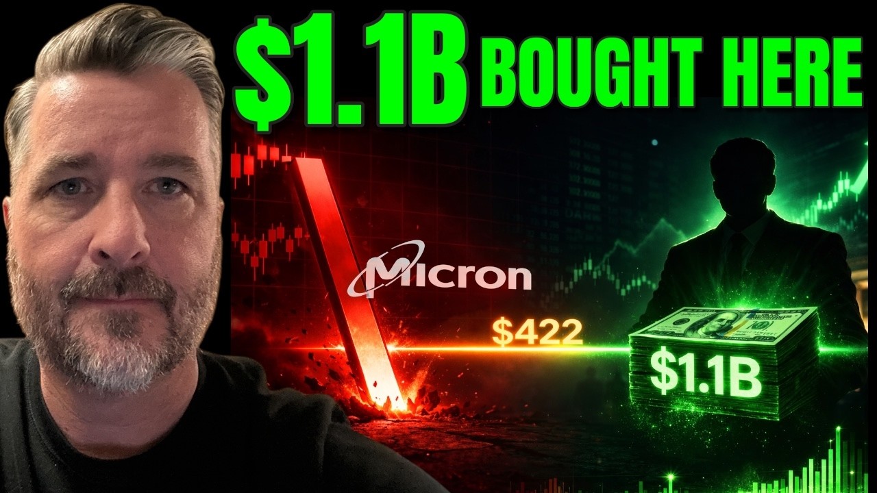 MICRON DROPPED HARD&hellip;Then a $1.1 BILLION WHALE Bought the Bottom.