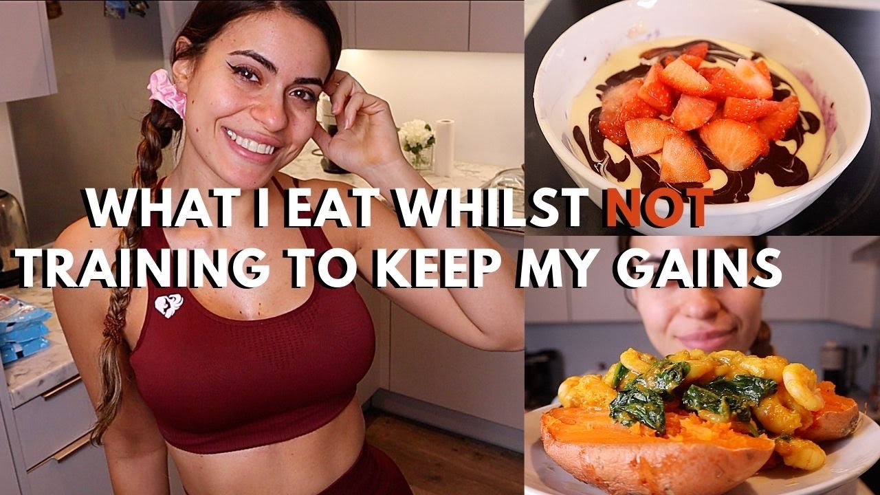 What I eat in a day whilst NOT training to keep my gains