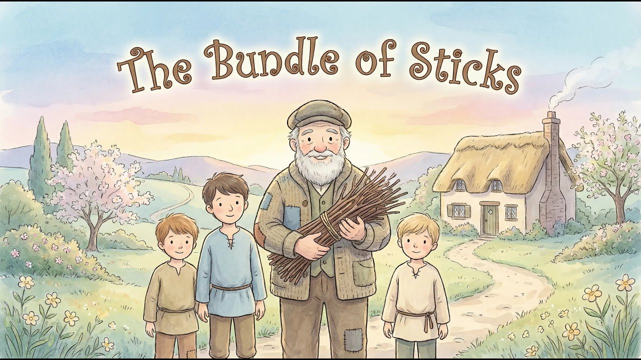 Reading Report｜The Bundle of Sticks｜Bilingual Story｜StoryTime Kids ｜EP53