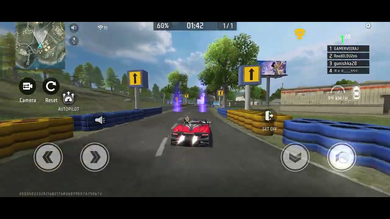 Race craft land free fire