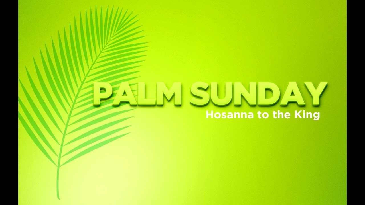 Sunday Sermon: Palm Sunday 2016