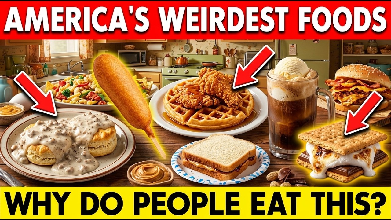 12 WEIRD American Foods Tourists Can’t Understand... 😲