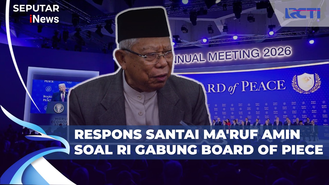 RI Gabung Board of Piece, Ma'ruf Amin: Tak Masalah, Asalkan...