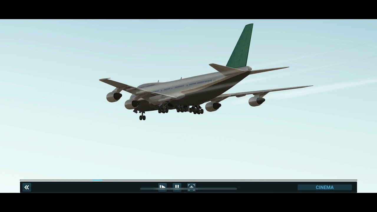 BOEING B747 smooth landing at MEL Melbourne airport - Airline Commander