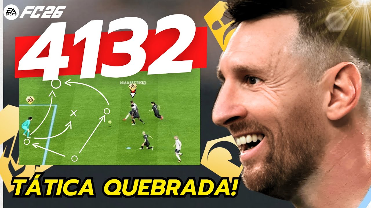 FC 26 ✅ MELHOR FORMAÇÃO 4132 NO ULTIMATE TEAM!!
