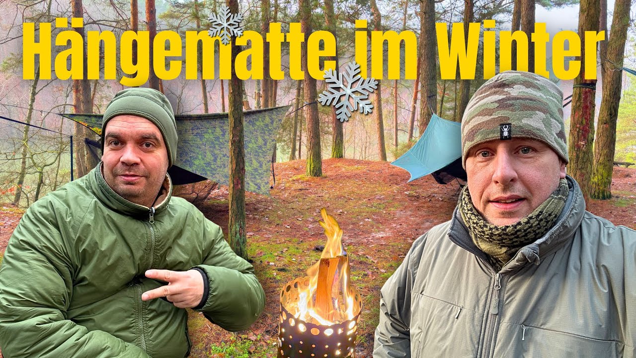 Übernachten im Wald mit neuem ONEWIND Underquilt und XXL-Hängematte