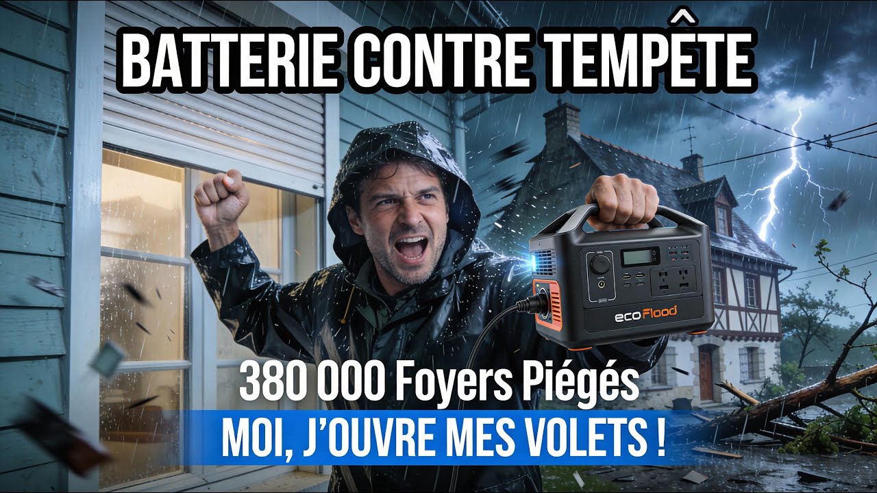 Batterie Contre Tempête: 380 000 Foyers Piégés (Moi, J'Ouvre Mes Volets). J'explique #Goretti