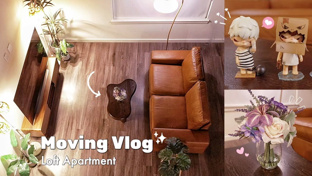 Daily Vlog🌷Moving Into My New Loft Apartment | Living Alone Vlog