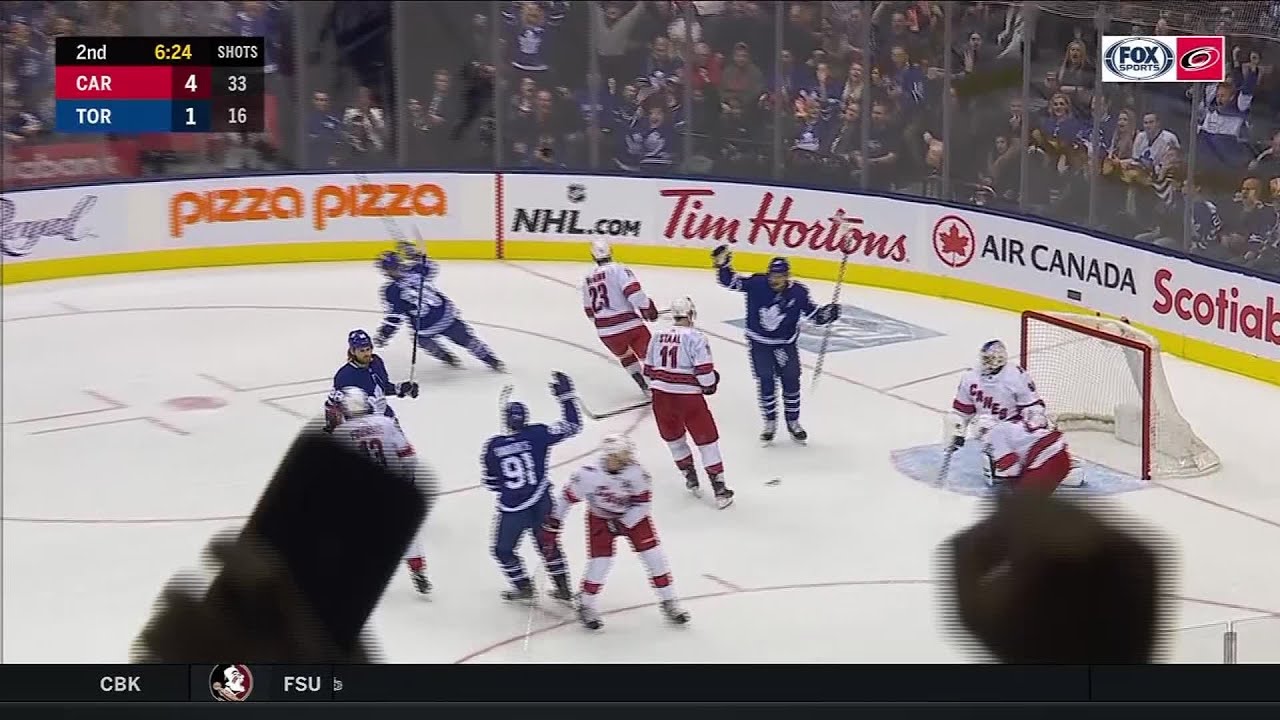 Zamboni driver, 42, gets win as emergency goalie for Carolina Hurricanes