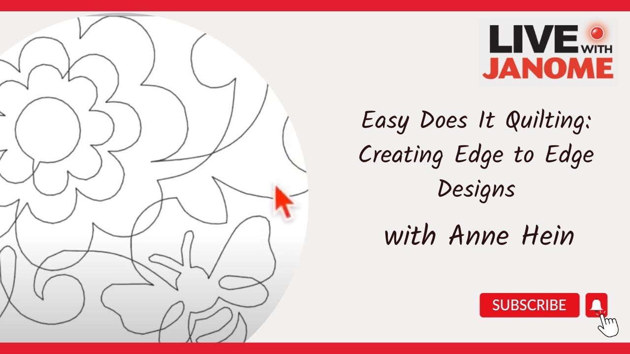 Easy Does It Quilting: Creating Edge to Edge Designs