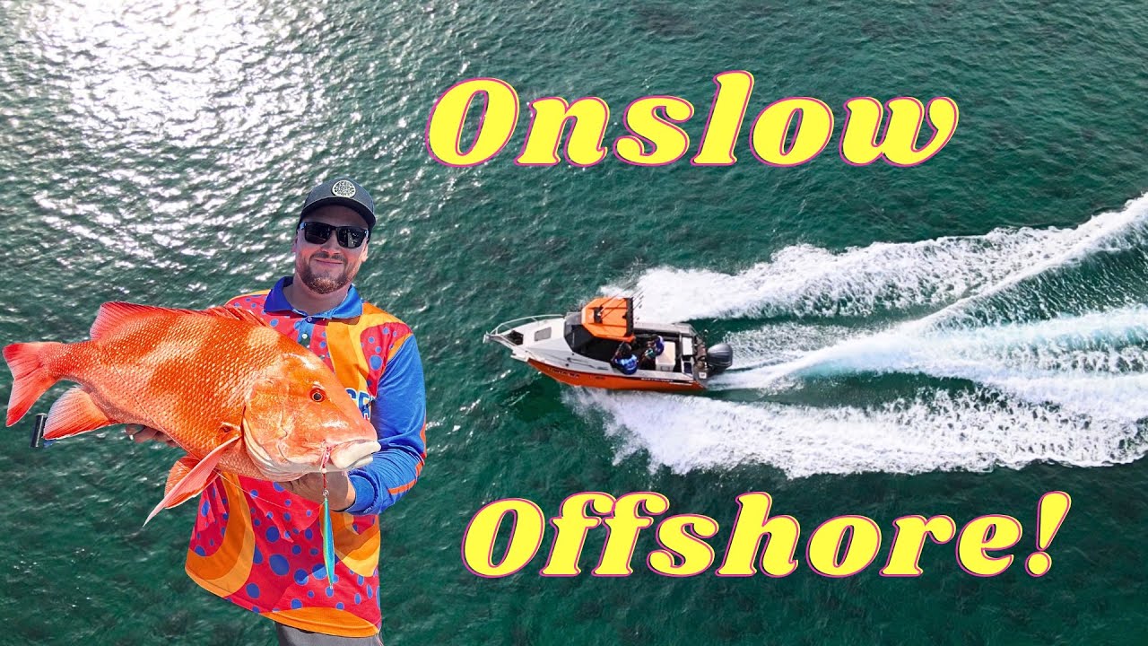 Offshore fishing in remote town. Onslow has it all!!