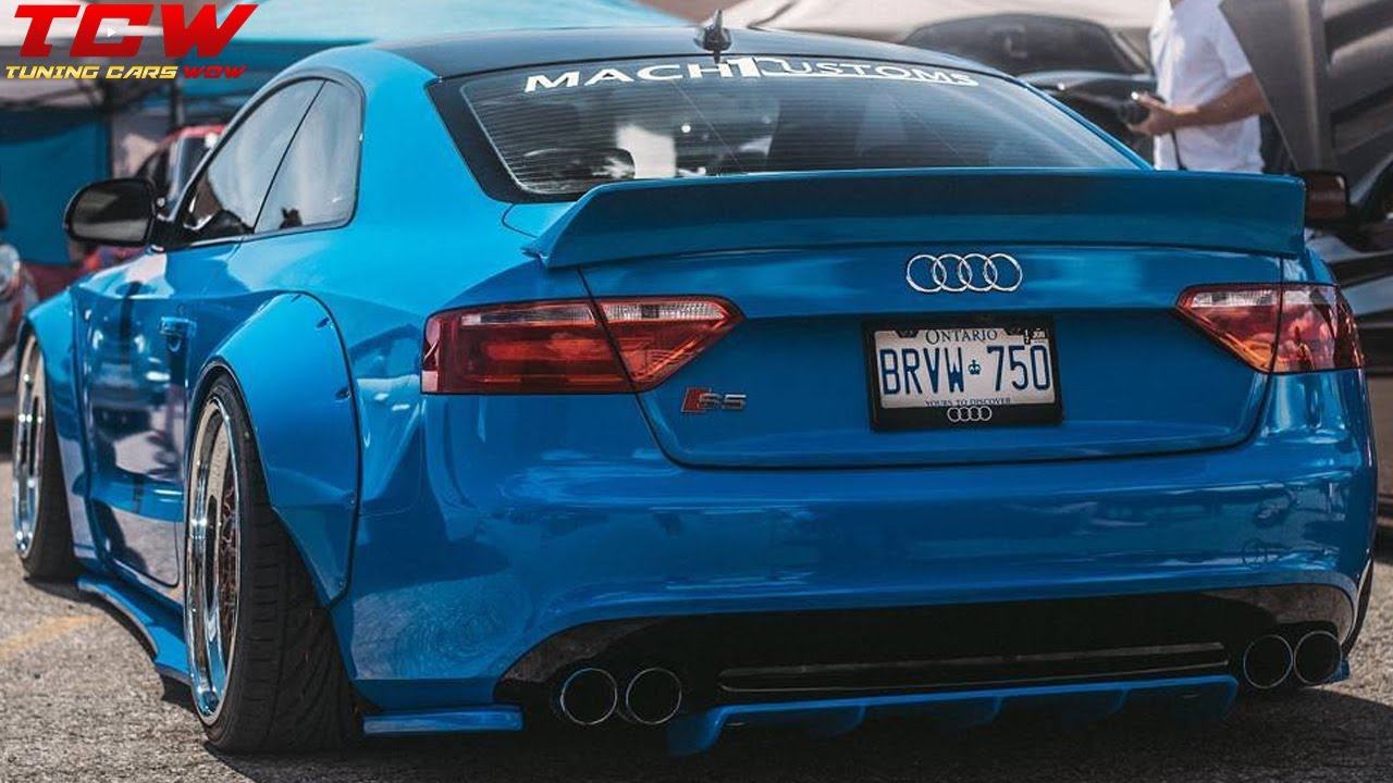 Audi S5 on WCI Rims Custom Extreme Widebody Build by Jose Da Cruz