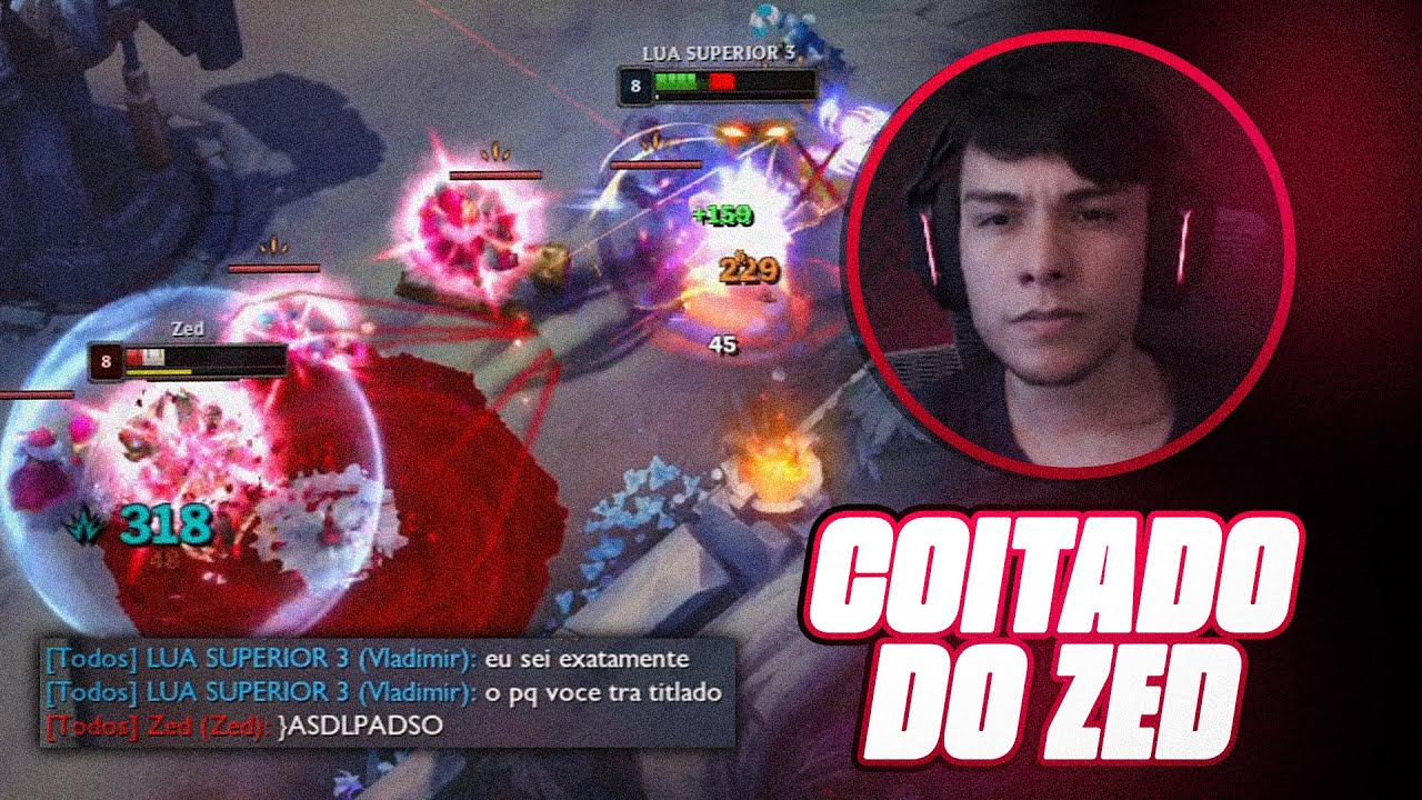 MEU INIMIGO TILTOU COM 1 PLAY... VLADIMIR VS ZED