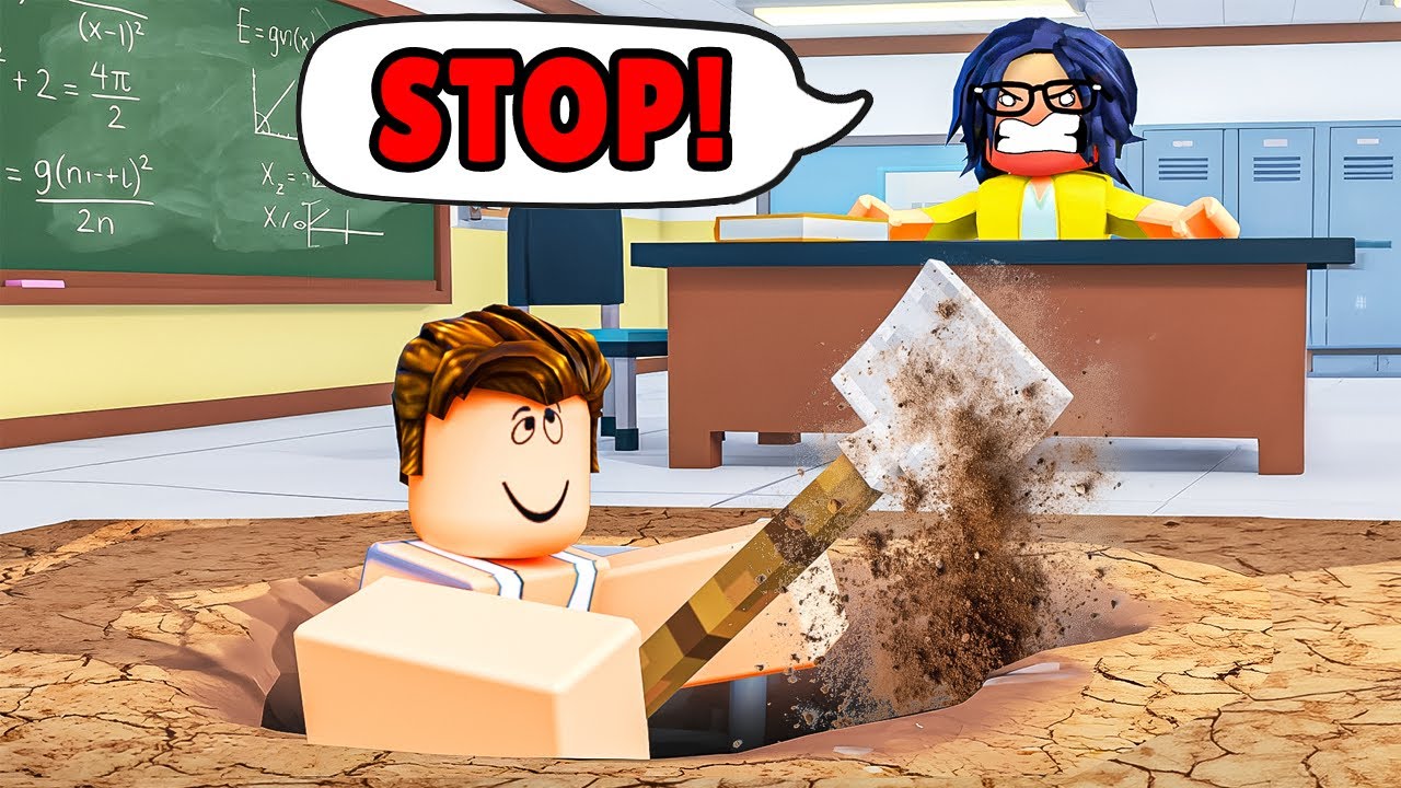DIGGING OUT OF DETENTION in Roblox