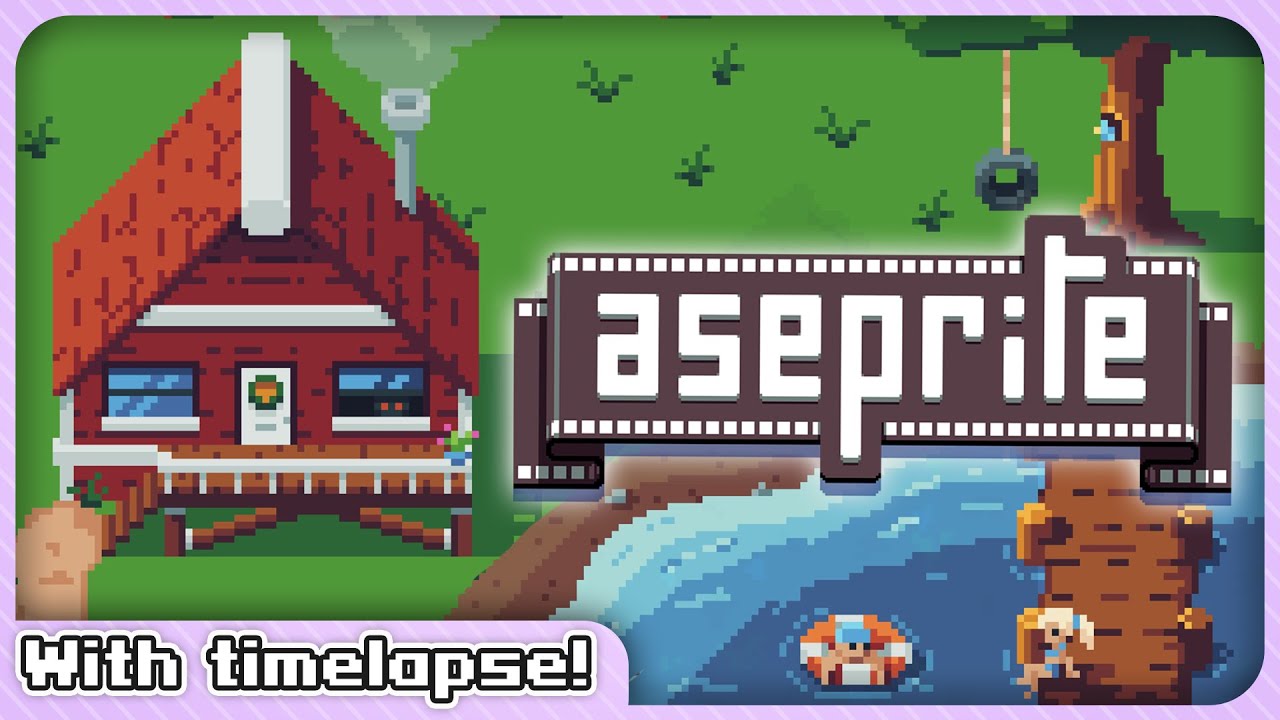 Cozy Summer House // Solo Game Dev Learns PIXEL ART (w/ Timelapse)