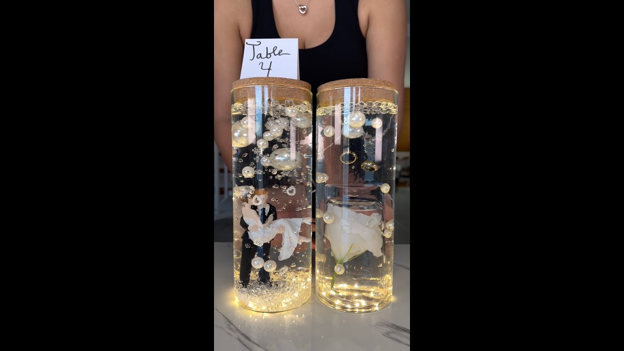 Easy Wedding table decoration