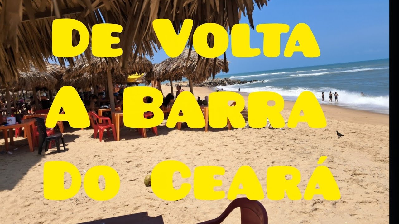 Mostrando A Maravilhosa Praia 🌴 🌴 Da Barra Do Ceará.