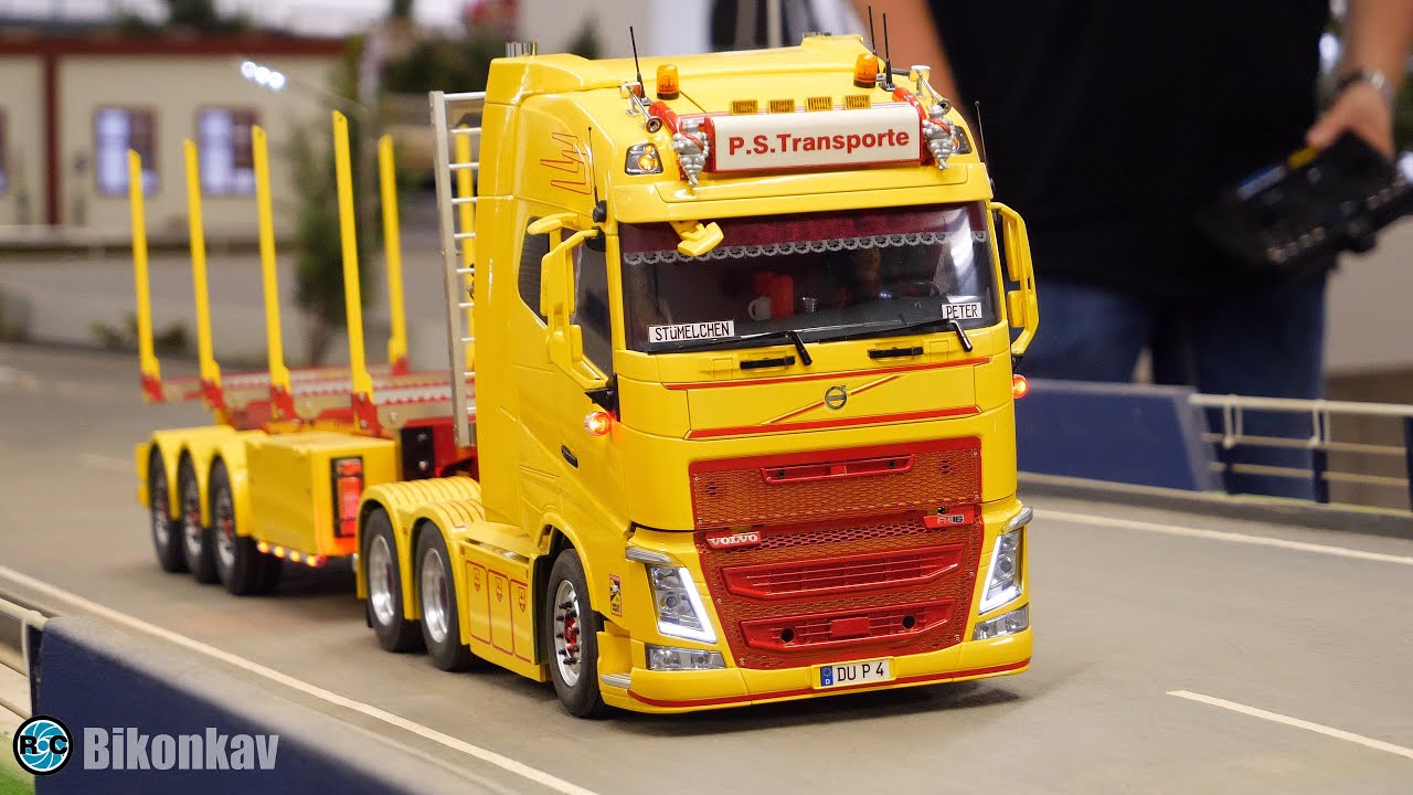SPECIAL DETAILED TAMIYA VOLVO FH16 RC TRUCK IN ACTION