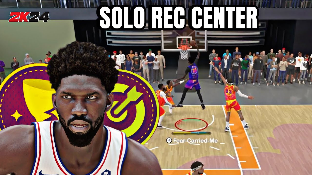 IMPROVE YOUR GAME AS A SOLO REC CENTER ON NBA 2K24