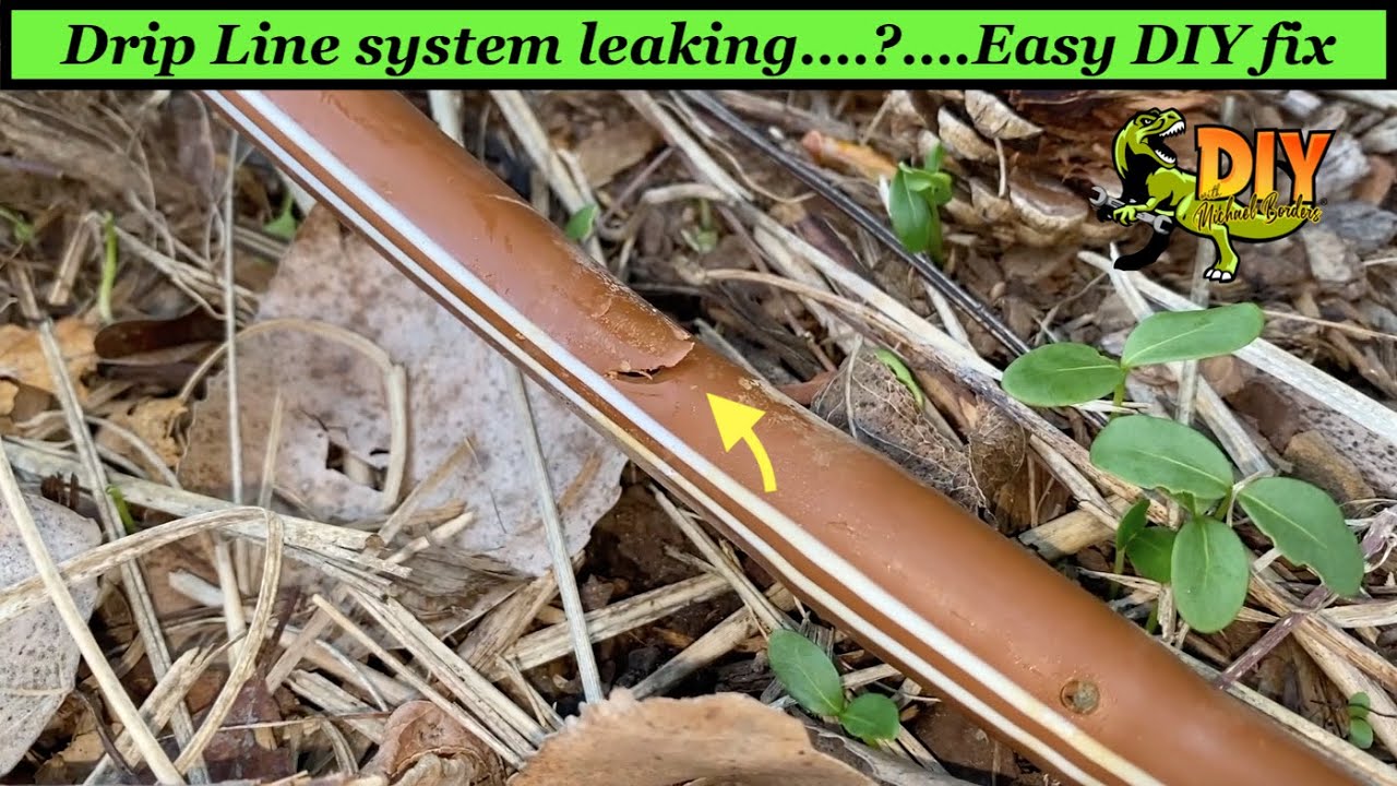 How to fix a leak in your Drip Line system - DIY