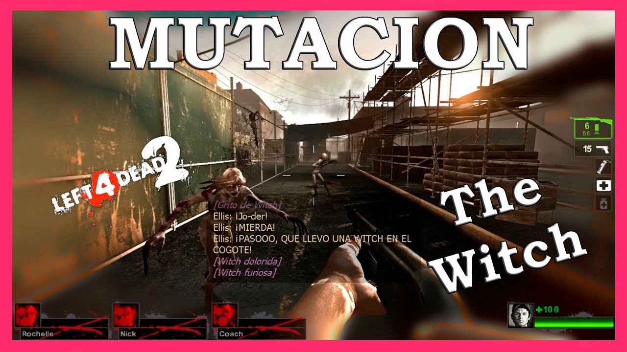 Left 4 Dead 2 Mutación: The Witch (La llorona) - The Parish Speed Run NO DAMAGE MEGA EPIC WIN