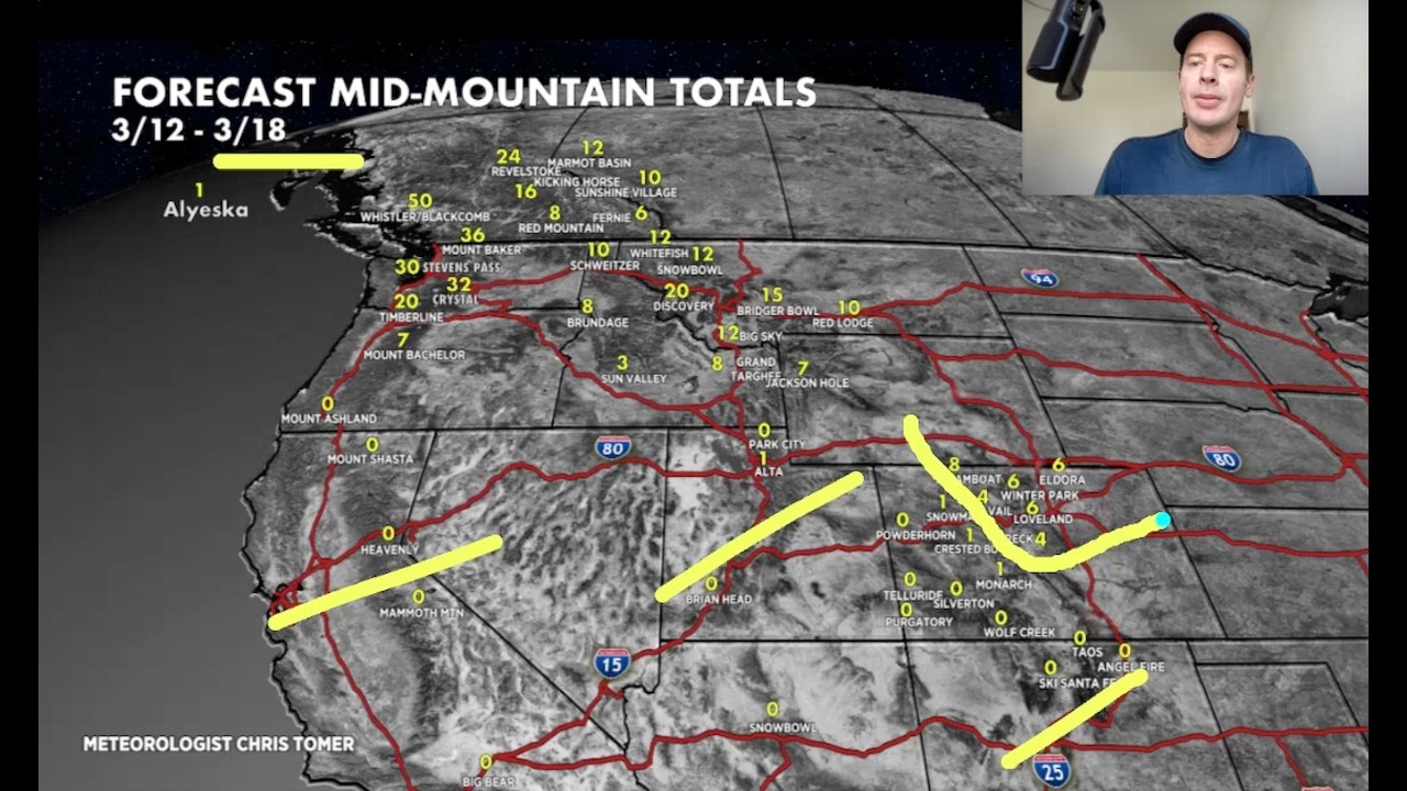 Mountain Weather Update 3/12, Meteorologist Chris Tomer