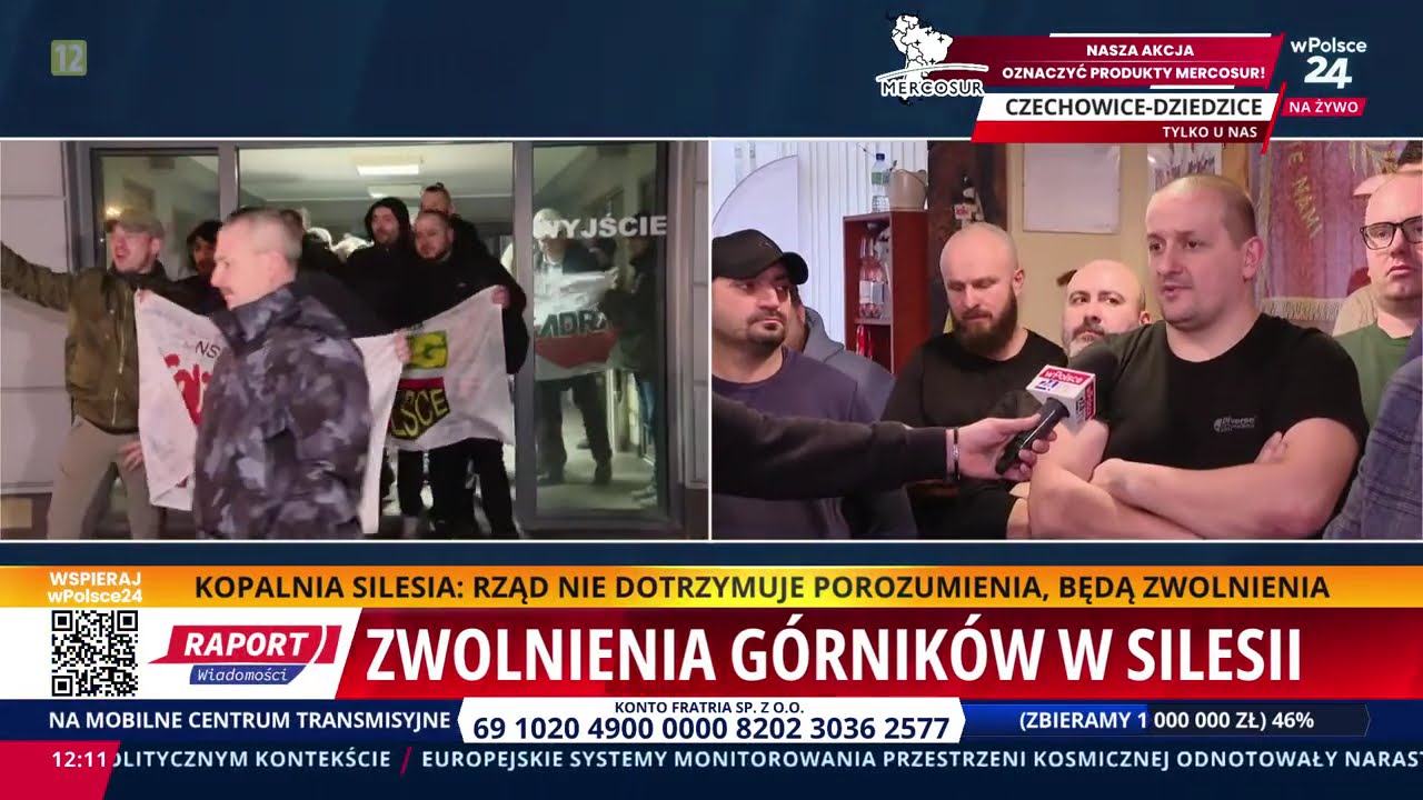 Skandal! Zwolnienia górników w Silesii!
