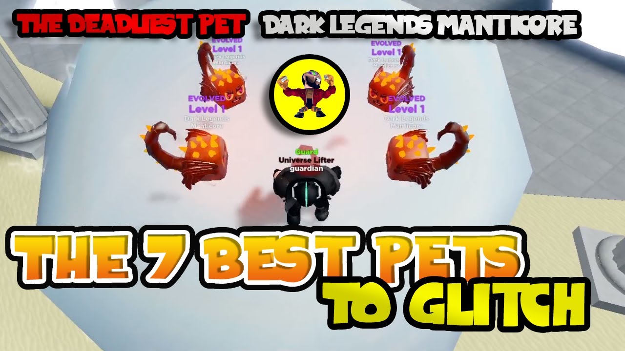 The Seven Best Pets to Glitch!! | Roblox Muscle Legends