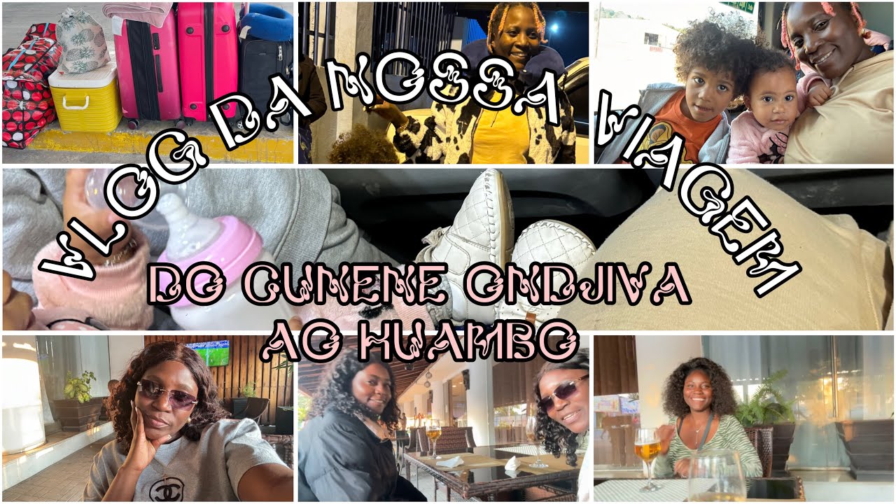 Minha viagem com duas crianças 🧒👧do cunene Ondjiva ao Huambo 20 horas de viagem 😴🧘
