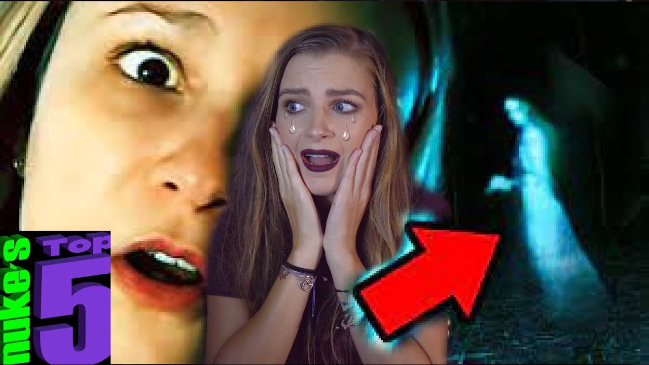 REACTING To Nuke's Top 5 SCARY Ghost Videos That&rsquo;ll Make You CRY For MAMA!! 😱 📽👻 *TERRIFYING*