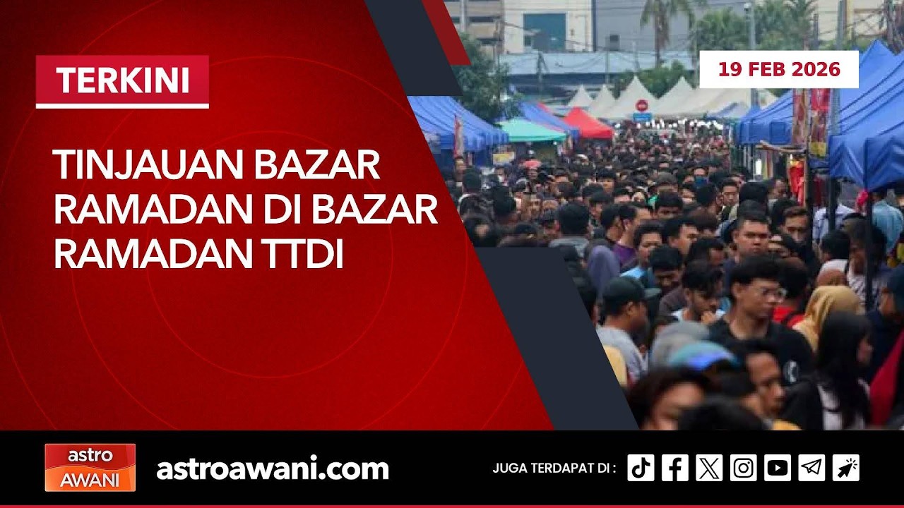 [LANGSUNG] Tinjauan Bazar Ramadan di Bazar Ramadan TTDI | 19 Februari 2026
