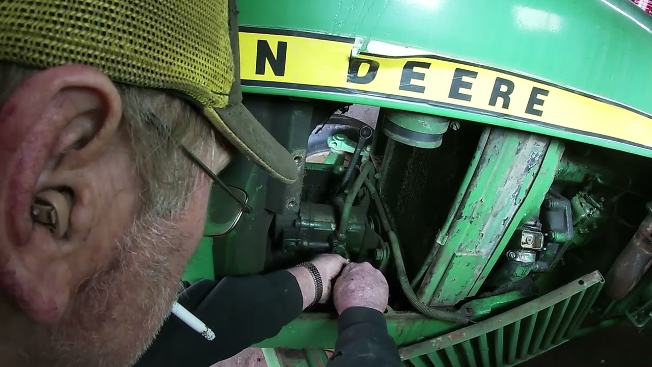 John Deere 820 Hydraulic Pump Replacement ( Part 1)