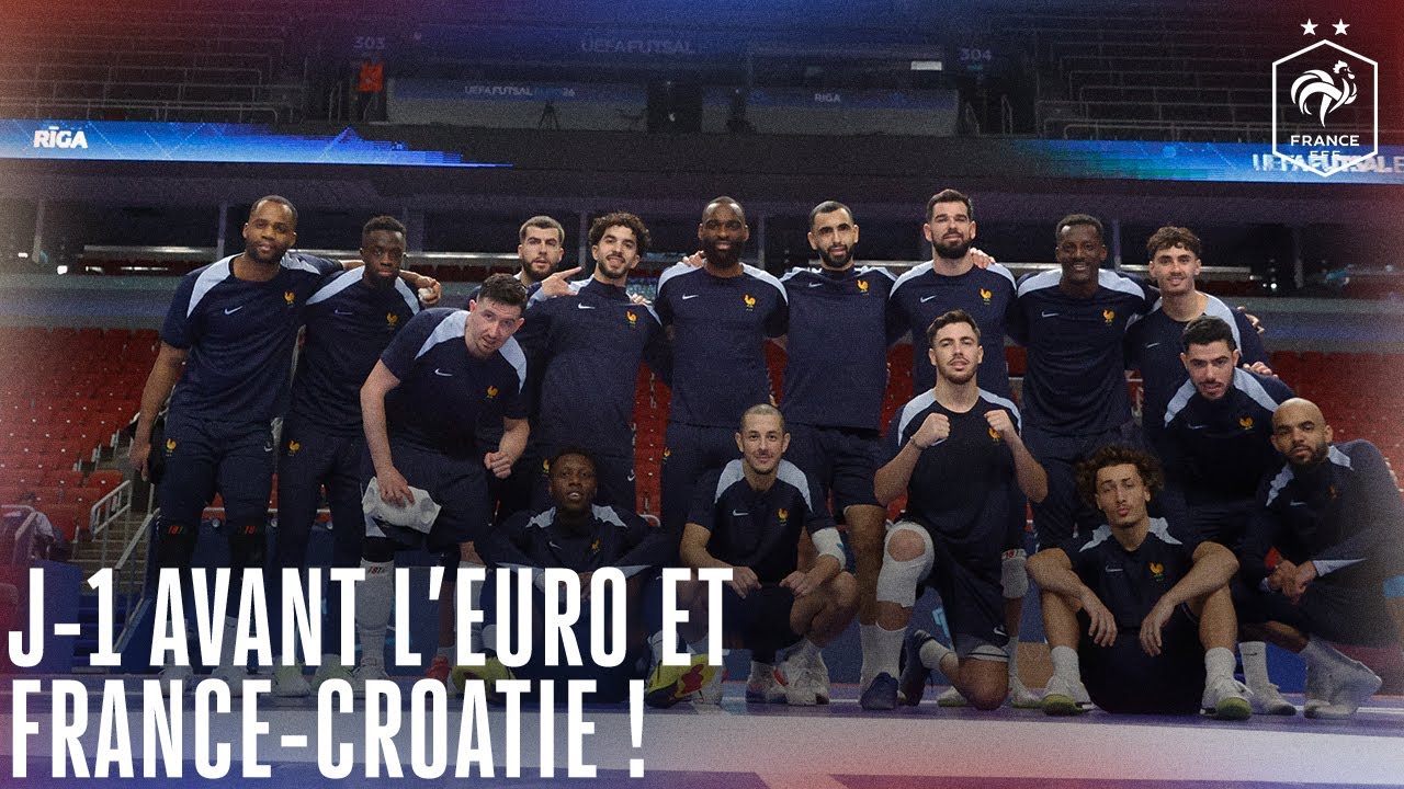 J-1 avant France-Croatie pour les Bleus !